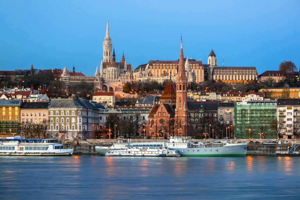 Hungary tops our list of the warmest countries in Europe in April.